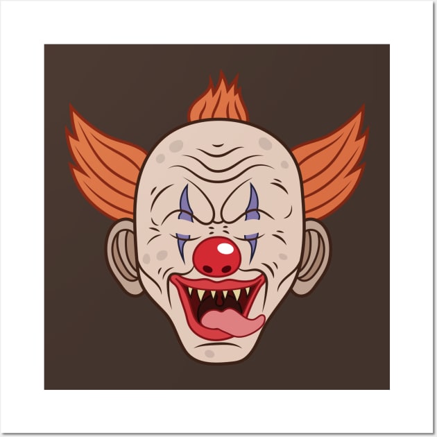 Horror Clown Wall Art by Mako Design 